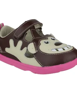 Zooligans Bobo The Monkey Girls Shoes Brown