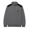 Caterpillar Essential 1/4 Zip Sweatshirt Dark Heather Grey