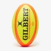 GILBERT MATCH OMEGA RUGBY BALL FLUORESCENT/ORANGE