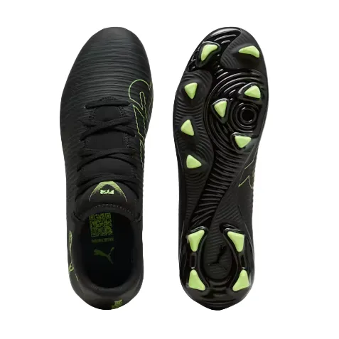 Puma Football Boot Future 8 Play FG/AG Black/Fizzy Light Green - Image 3