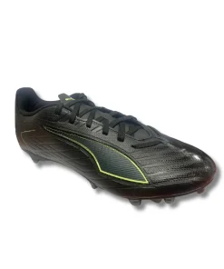 Puma Unisex Football Boot Ultra 6 Play FG/AG Black/Fizzy Light Green
