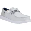 HEYDUDE Wally Funk Open Mesh Shoe White/White