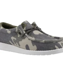 HEYDUDE Wally Washed Camo Shoe Camo