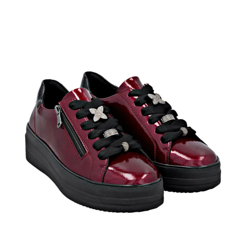 Remonte Womens Trainer D1C09-35 Red Combi