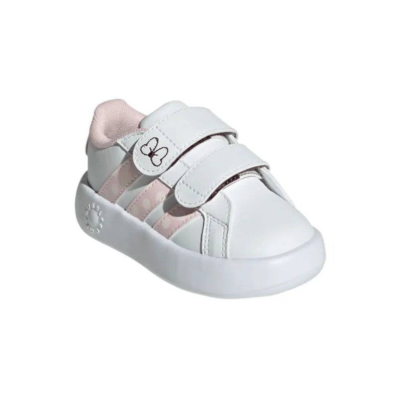 Adidas Girls Trainer Grand Court Minnie CF I White/Pink/White