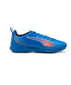 Puma Junior Astro Turf Boot Ultra 6 Play TT Ultra Blue/White/Glowing Red