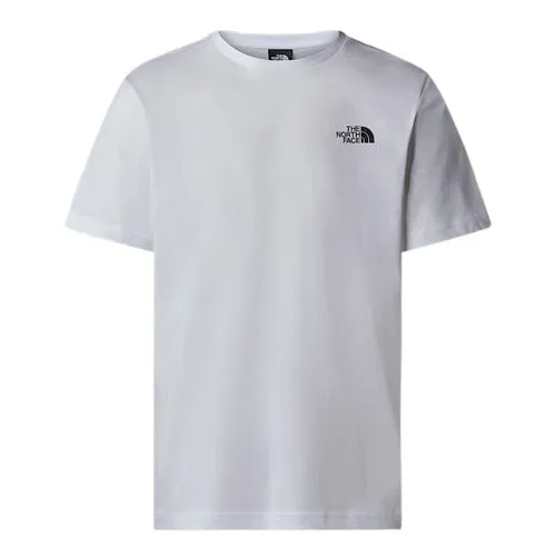 The North Face Mens T-Shirt SS Box Never Stop Exploring White