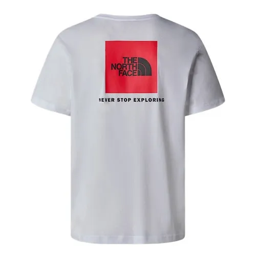 The North Face Mens T-Shirt SS Box Never Stop Exploring White - Image 2