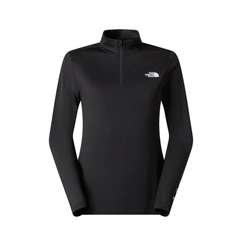 The North Face Womens Sweatshirt Flex ¼ Zip Graphic Black