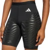 adidas Adizero Control Womens Short Running Tights - Black