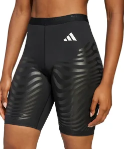 adidas Adizero Control Womens Short Running Tights - Black