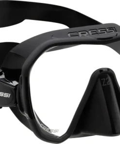 CRESSI Z2 DIVE MASK BLACK REGULAR FIT
