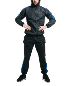 RDX H1 BLACK/BLUE SAUNA SUIT