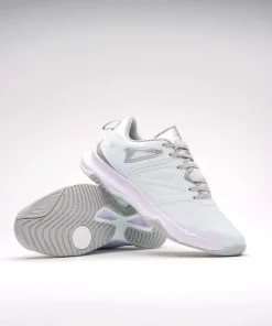 GILBERT IMPACT NETBALL SHOE WHITE/SILVER