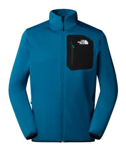 The North Face Mens Full Zip Crest Mineral Ink/TNF