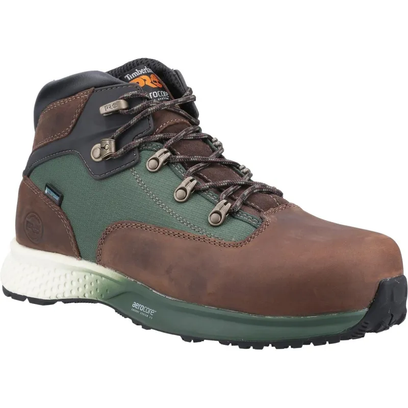 Timberland Pro Euro Hiker Composite Safety Boot Brown/Green