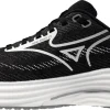 Mizuno Wave Rider 29 WIDE FIT (D) Womens Running Shoes - Black