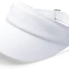 LADIES WHITE GOLF VISOR ADJUSTABLE ONE SIZE