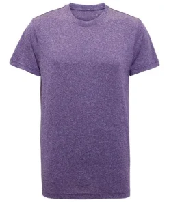 TRI DRI WOMENS PERFORMANCE T SHIRT PURPLE MELANGE