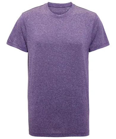 TRI DRI WOMENS PERFORMANCE T SHIRT PURPLE MELANGE