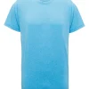TRI DRI WOMENS PERFORMANCE T SHIRT TURQUOISE MELANGE
