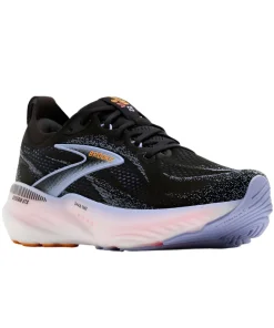Brooks Womens Trainer Glycerin GTS 22 Black/Blue Heron/Orange