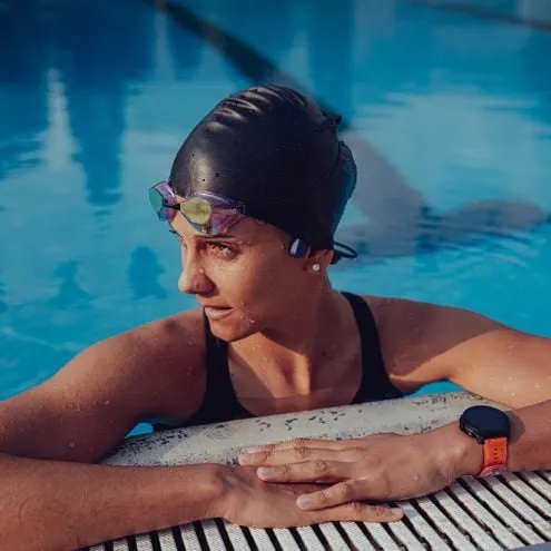 SUUNTO AQUA LIGHT OPEN EAR SWIMMING HEADPHONES TIDAL BLACK - Image 3