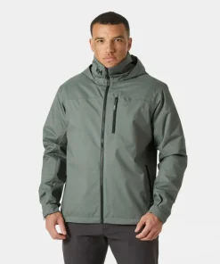 HELLY HANSEN CREW HOODED MIDLAYER JACKET 2.0 GREY CACTU