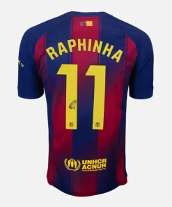 Raphinha Signed Barcelona Shirt 2025-26 Home [11]