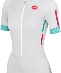 Castelli Climbers Short Sleeve Womens Cycling Jersey - White