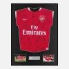 Framed Squad Signed Arsenal Shirt 2006-08 Home [Classic]