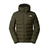 The North Face Mens Jacket Aconcagua 3 Hoodie New Taupe Green