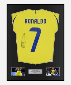 Framed Cristiano Ronaldo Signed Al-Nassr Shirt Home 2024-25 [Classic]