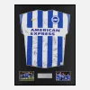 Framed Squad Signed Brighton & Hove Albion Shirt 2017-18 Home [Classic]