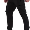 Soulstar Classic Mens Cargo Pants - Black