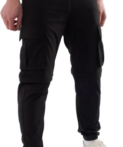 Soulstar Essentials Mens Cargo Pants - Black