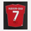 Framed Callum Hudson-Odoi Signed Shirt, Nottingham Forest [Lite]