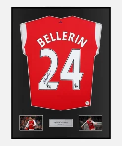 Framed Hector Bellerin Signed Arsenal Shirt 2016-17 Home [Classic]