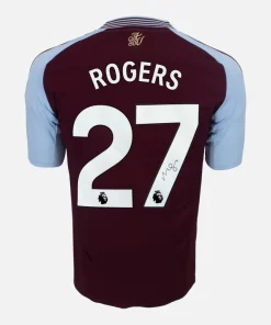 Morgan Rogers Signed Aston Villa Shirt Home [27]