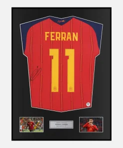 Framed Ferran Torres Signed Spain Shirt 2026 World Cup [Classic]