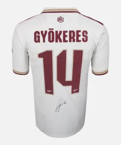 Viktor Gyokeres Signed Arsenal Shirt 2025-26 Third away [14]