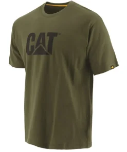 Caterpillar Trademark Logo T-Shirt Chive