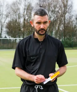 PRECISION REFEREE SHORT SLEEVE TOP BLACK