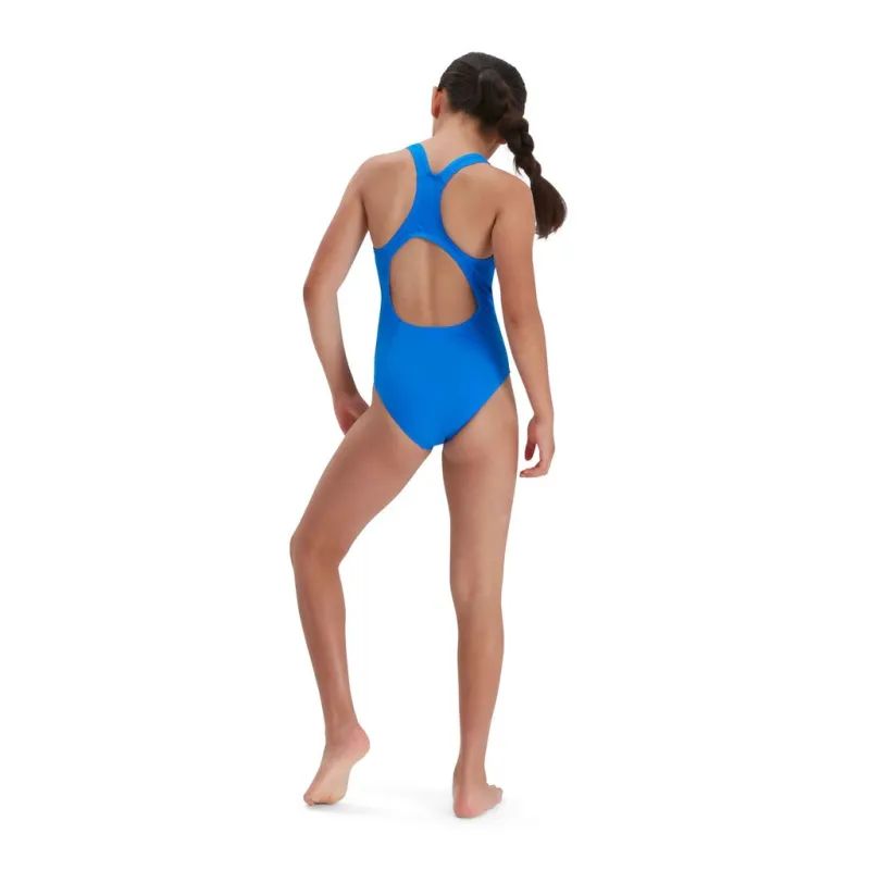 GIRLS SPEEDO ECO ENDURANCE+ MEDALIST SWIMSUIT BONDI BLUE - Image 3