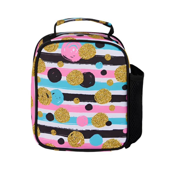 Hype Kids Lunch Bag ZSBS Multi Spots & Stripes - Image 3