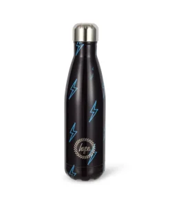 Hype Water Bottle Lightning Black Blue