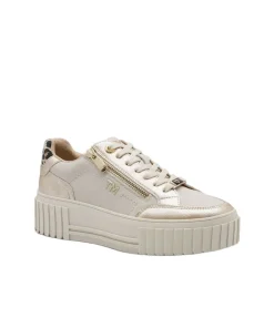 Marco Tozzi Womens Trainer 2-23760-45 Cream Combination