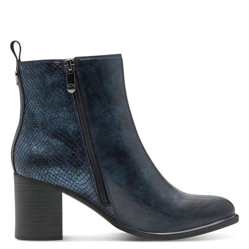 Marco Tozzi Womens Ankle Boot 25386 Dark Navy - Image 2