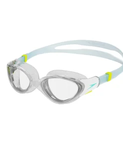 SPEEDO WOMENS BIOFUSE 2.0  SWIMMING GOGGLES CLEAR/BLUE