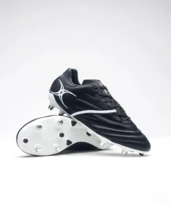 GILBERT JUNIOR SIDESTEP X20 POWER 6 STUD RUGBY BOOT BLACK/WHITE